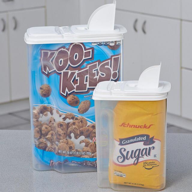Multi-Use 2 Container Cereal Dispenser