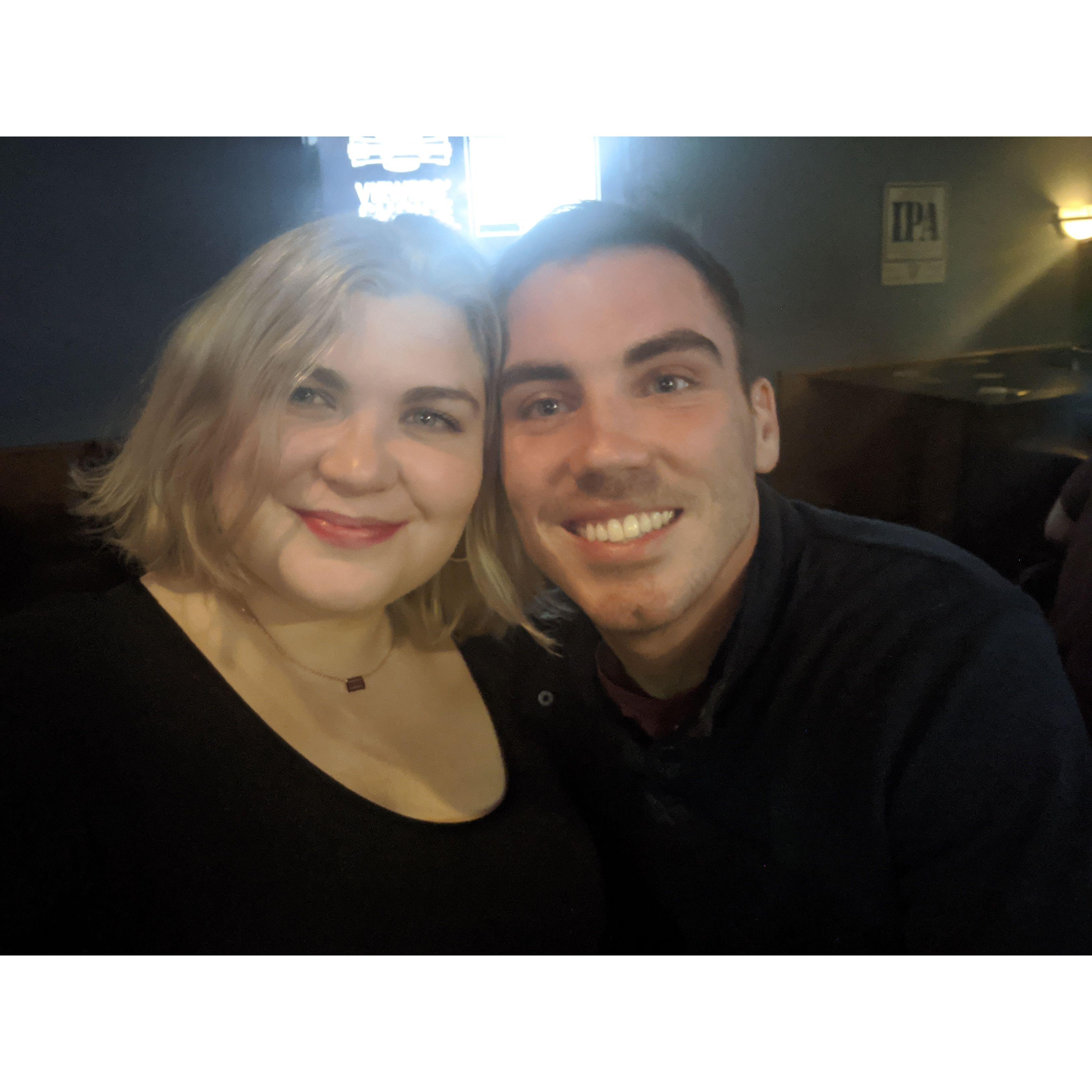 Our very first date