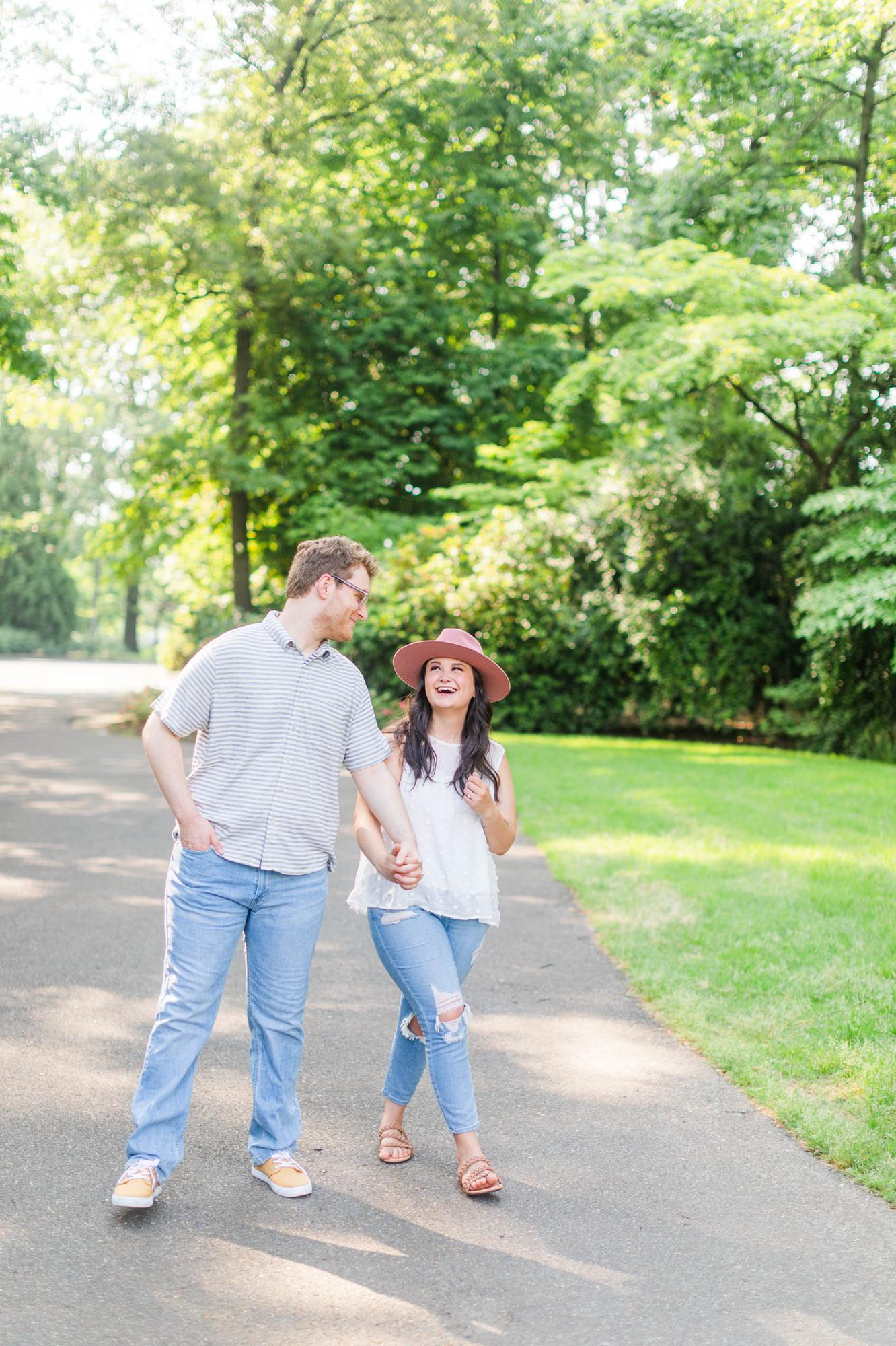 5/11/2022: Engagement photos with our fabulous wedding photographer, Brooke Elliott!