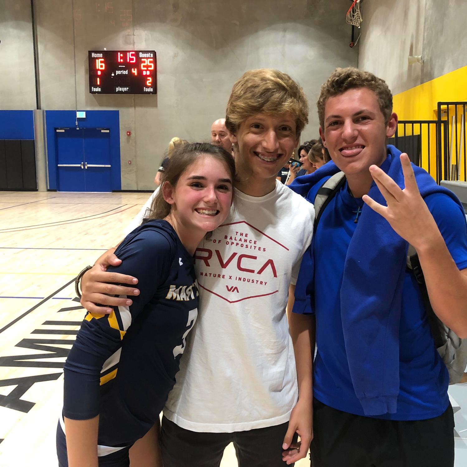 Despite going their separate ways they still continued to stay in touch. In fall of 2019 Corban and groomsmen Jayden Bennett attended one of Karli’s volleyball games.