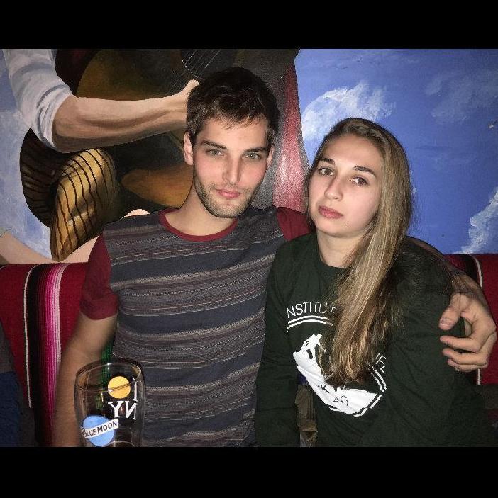 November 2016, The very first photo taken of us together