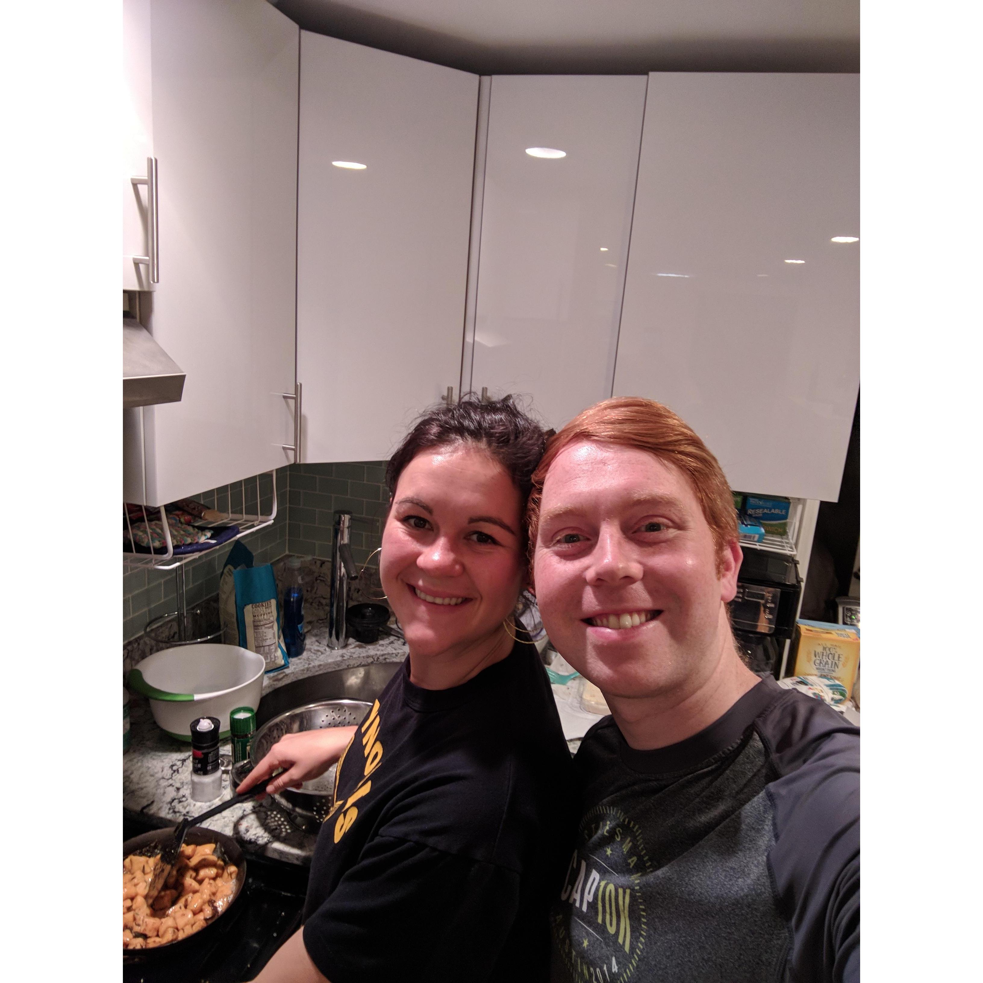 Surprise Date! Kathryn prepared her legendary gnocchi.