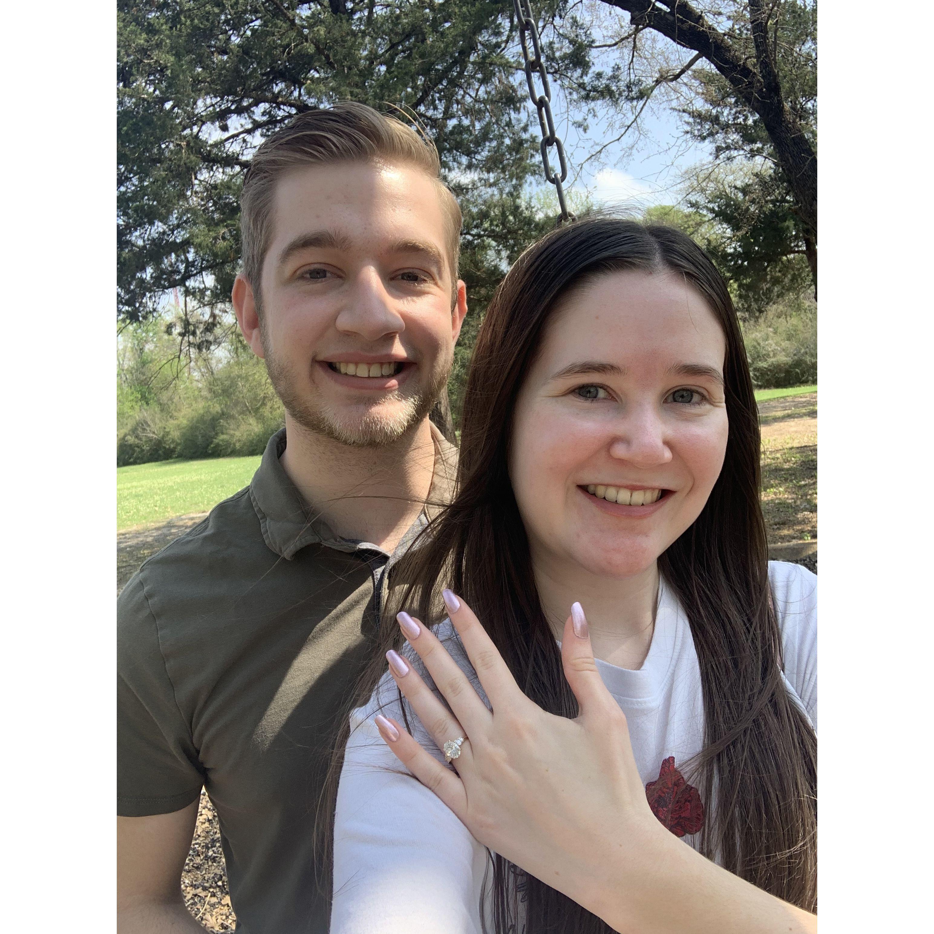 When Emily said "yes!"