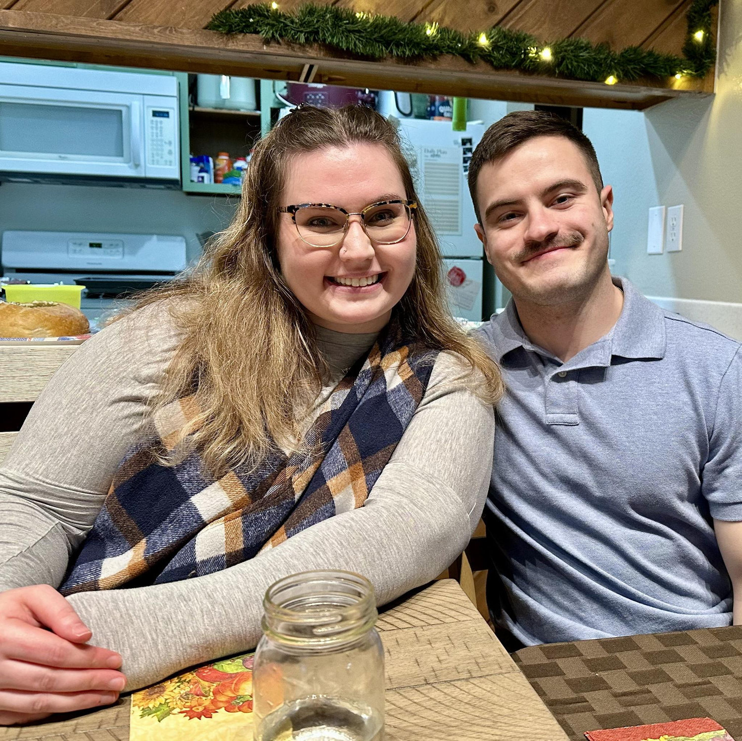 Our first Thanksgiving that we hosted together!