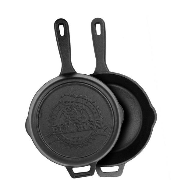 14" Cast Iron Deep Skillet with Lid - Pit Boss