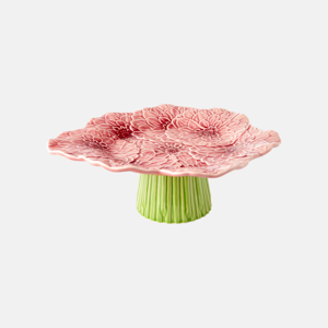 Bordallo Pinheiro | Maria Flor Small earthenware cake stand