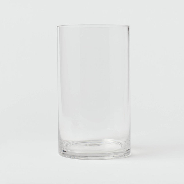 Clear Hurricane 4" x 7" Pillar Candle Holder - Room Essentials™