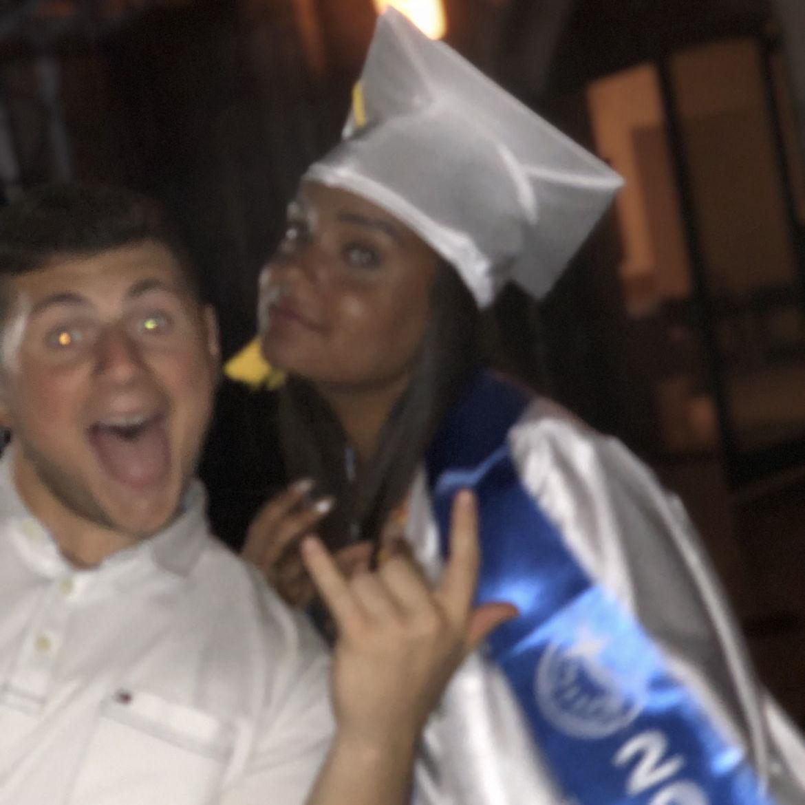 High School Graduation with my best friend!!