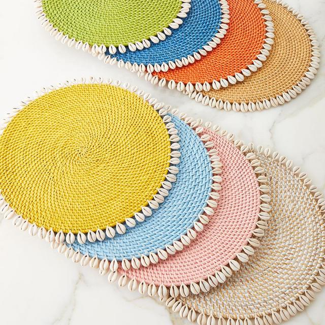 Capiz Placemats, Set of 4