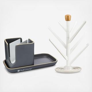 Sink Caddy & Drying Rack Set