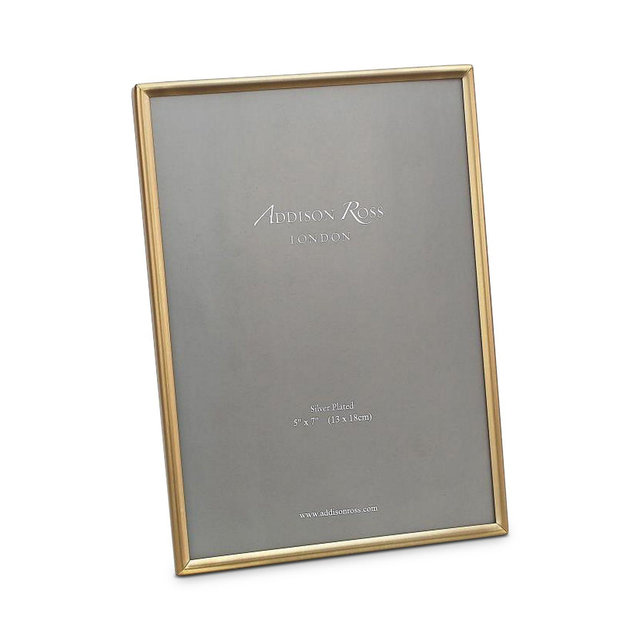 Addison Ross Fine Matte Gold Picture Frame, 4" x 6"