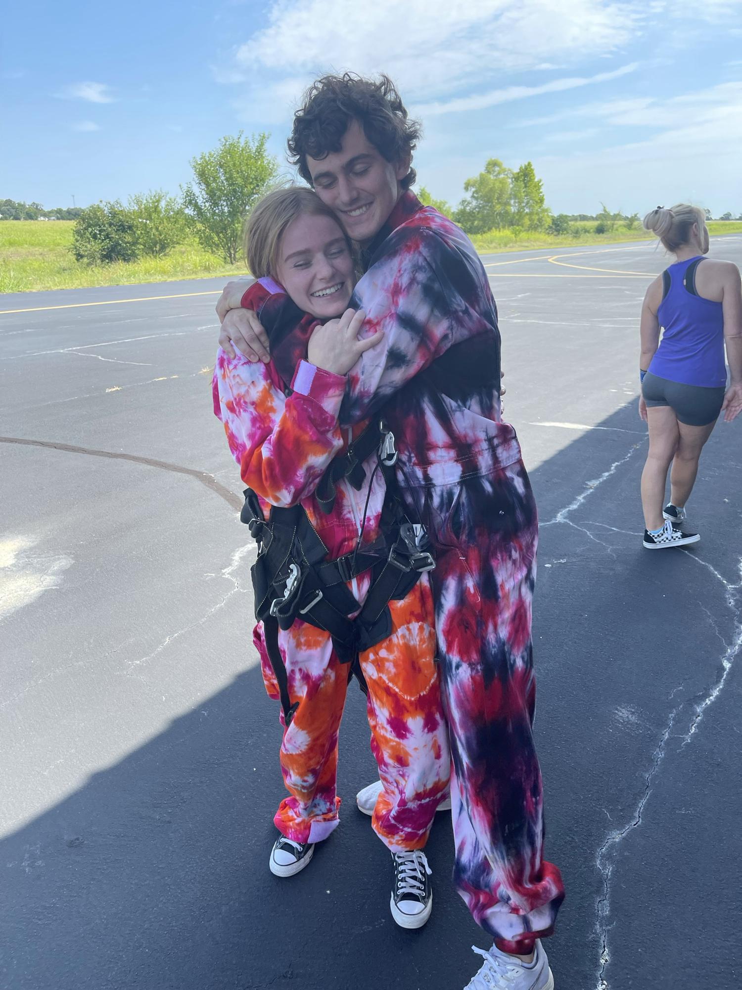 Skydiving for the second time together🧡❤️