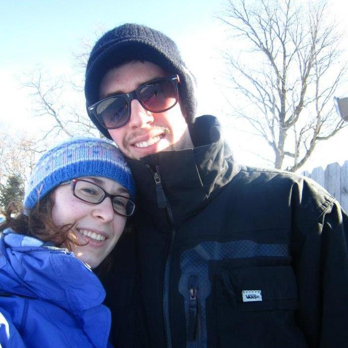 Before the Attempted Snowboarding Experience!