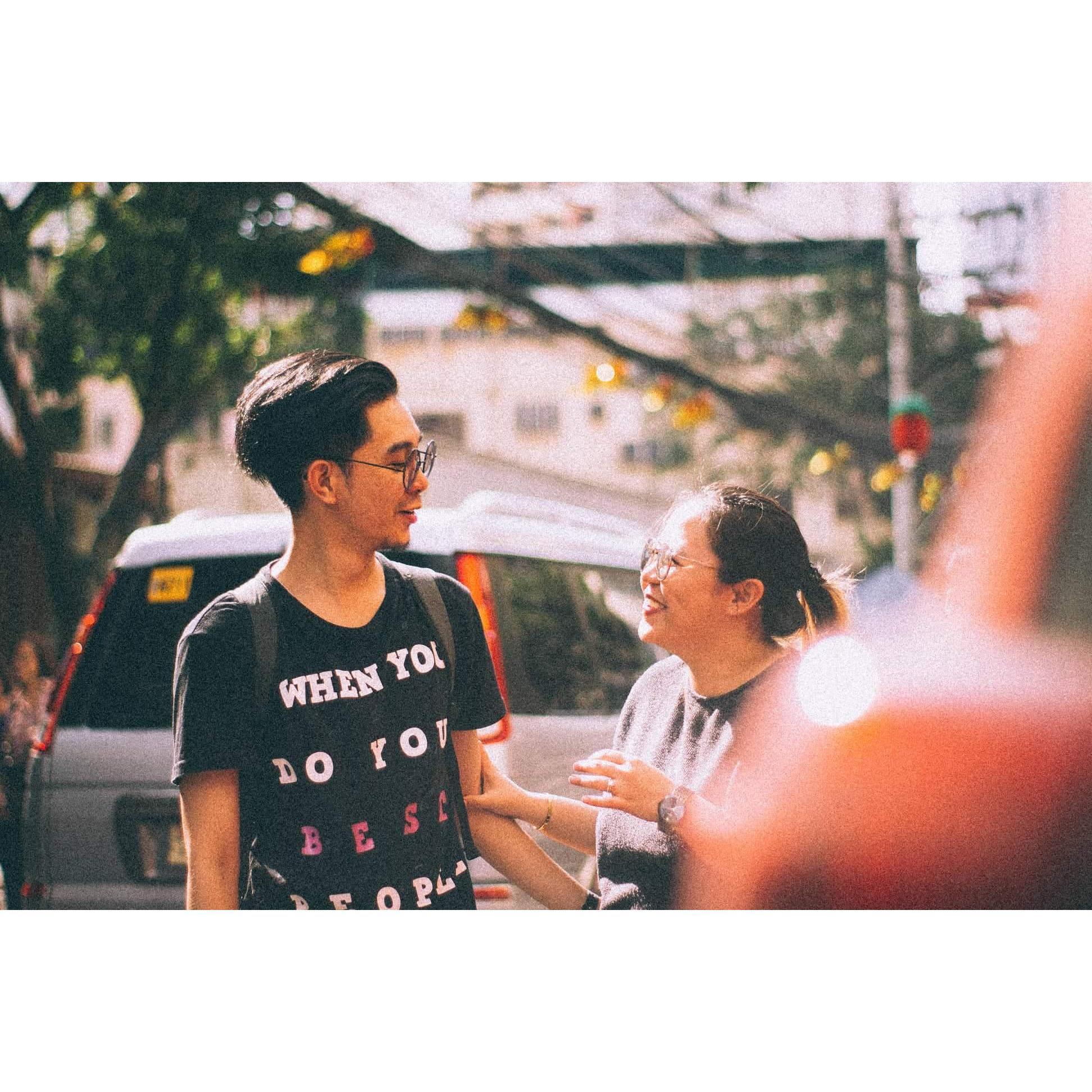 My sister's shoot turns out to be our's as well. I will never get tired sharing my funny stories with you. Your smile makes me want to make you laugh more.