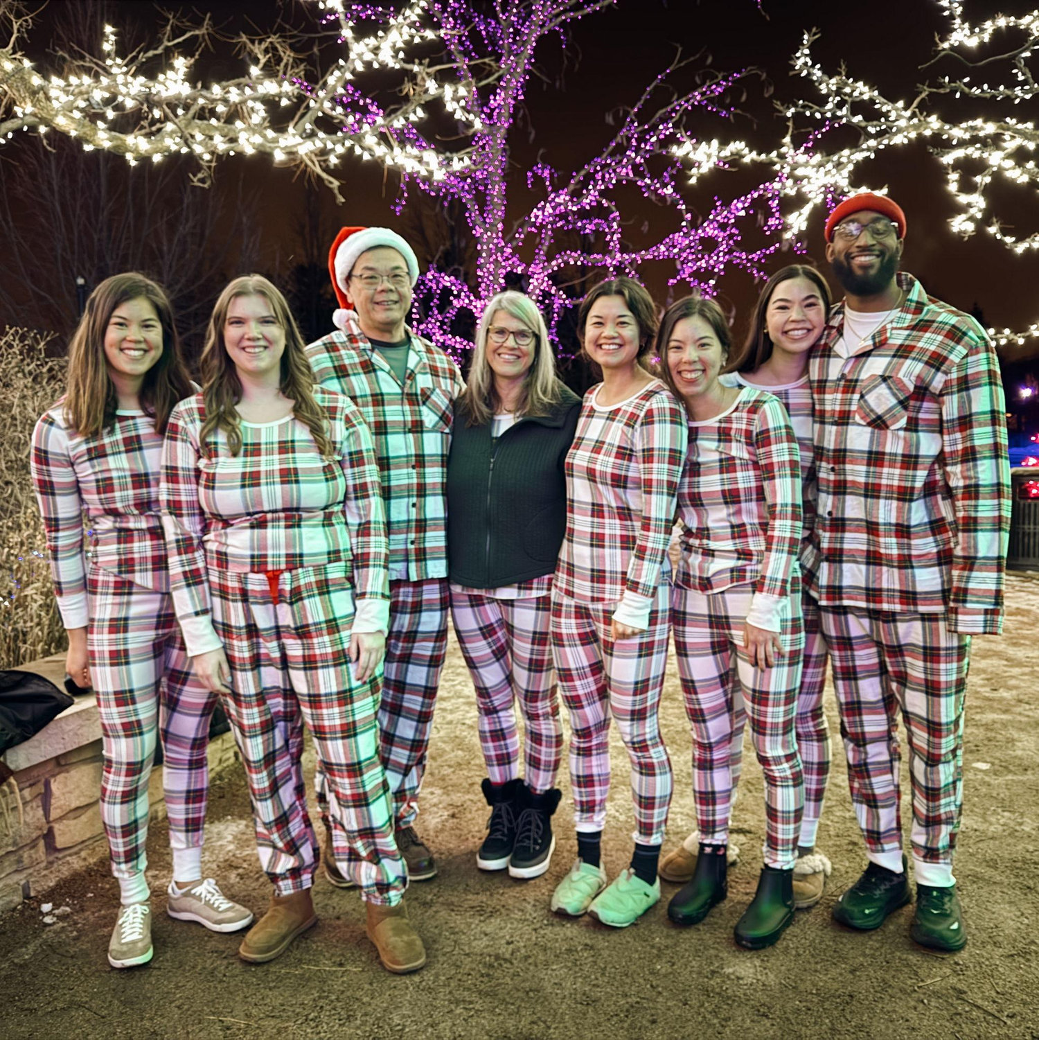 Christmas lights & matching PJs, Christmas 2024 🎄
📍Morton Arboretum