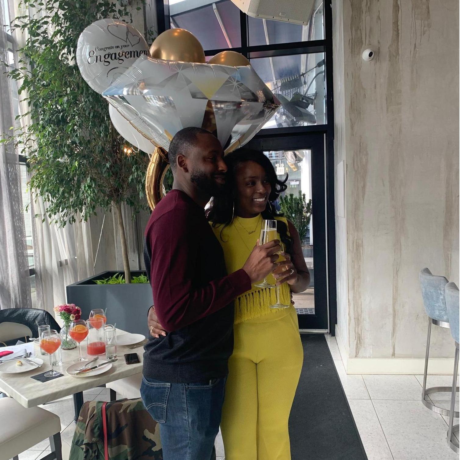 Engagement brunch.
October 2019.
