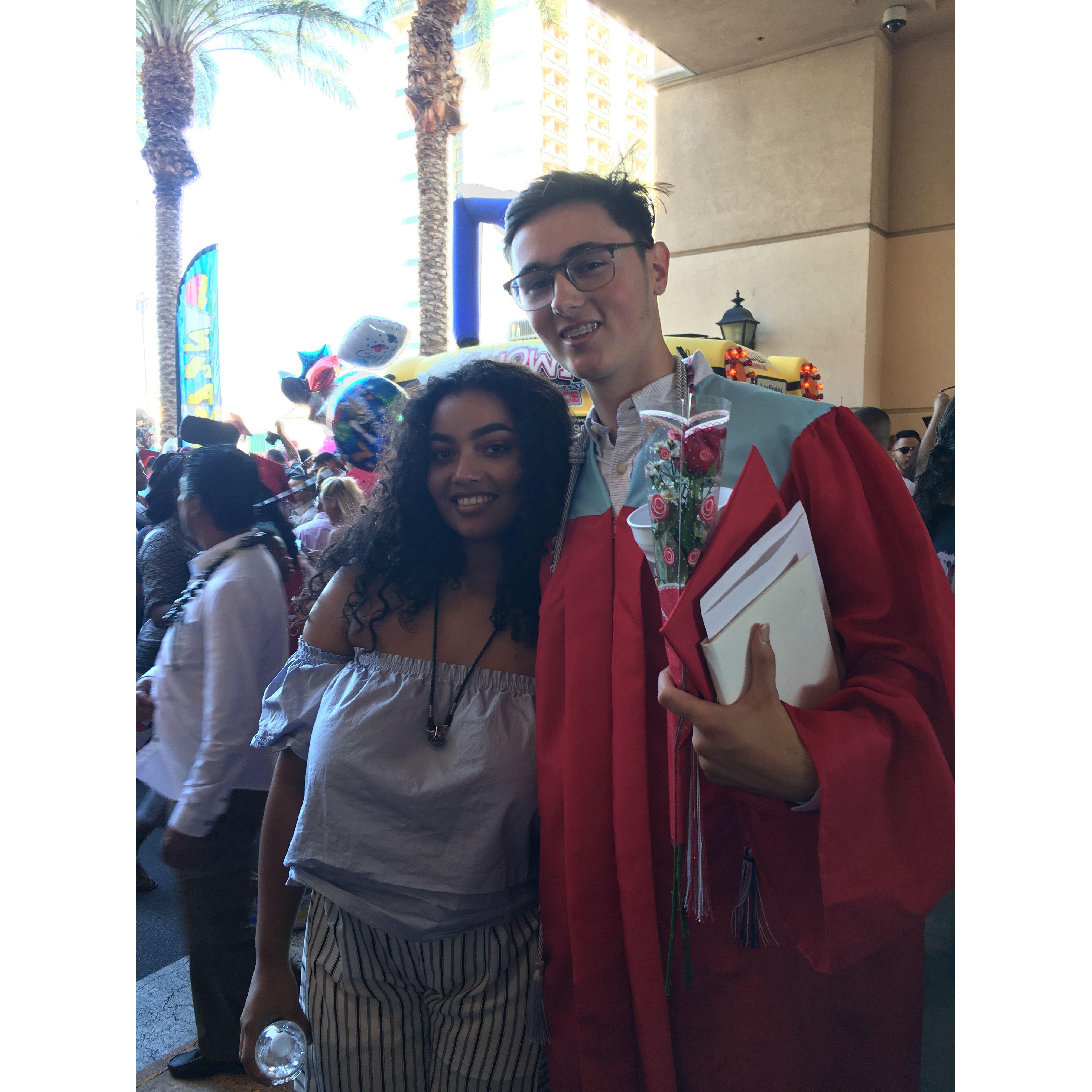 Nick's high school graduation c/o '17! Go Warriors!!!!!!