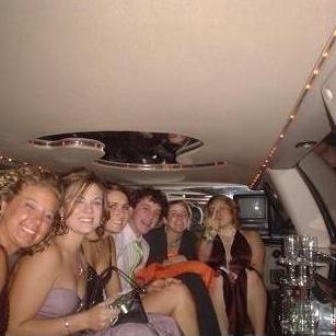 Look! It's us going to senior prom! Yes, really!!