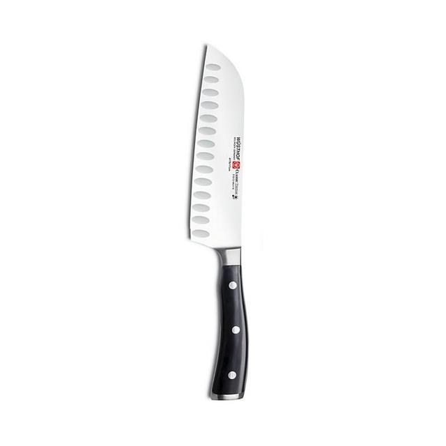 W&uuml;sthof - Wusthof Classic Ikon 7" Hollow Edge Santoku