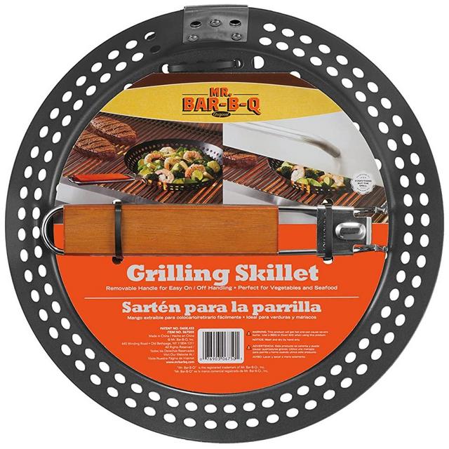 Mr. Bar-B-Q 06750X Non Stick Grilling Skillet with Removable Handle