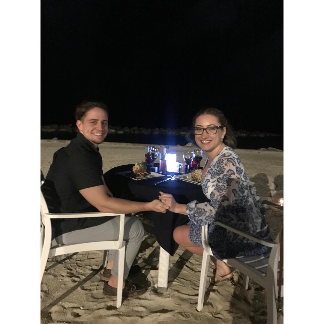 The night we got engaged