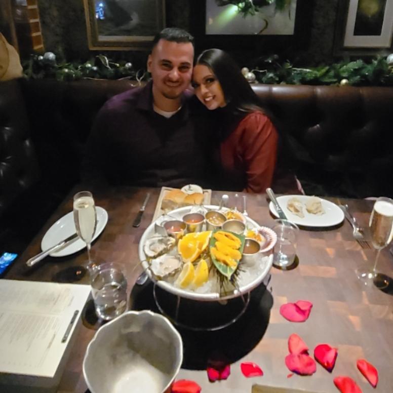 Such a beautiful night at Water Grill in Caesar’s Palace.