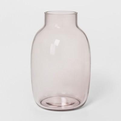 8.1" x 5.2" Decorative Glass Vase Pink - Project 62™