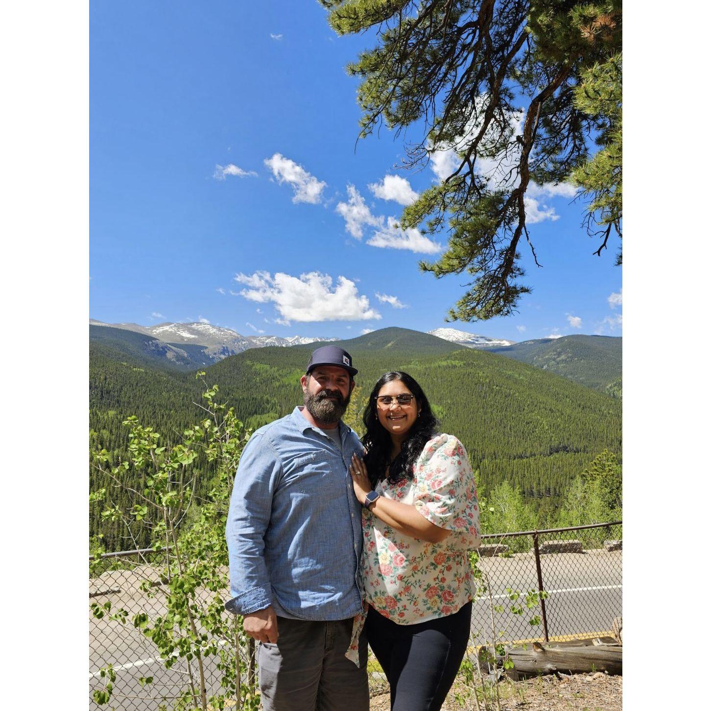 Proposal spot - first photo as an engaged couple