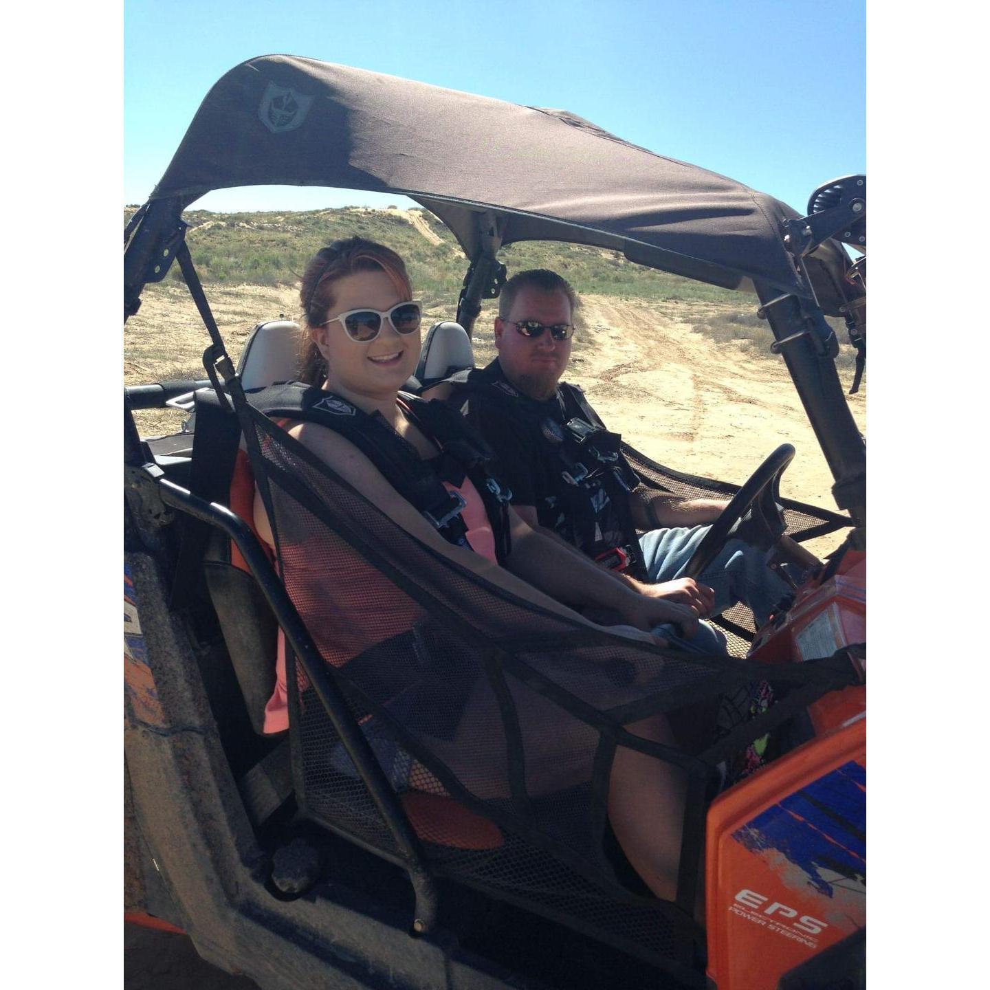 Becca's first ride!