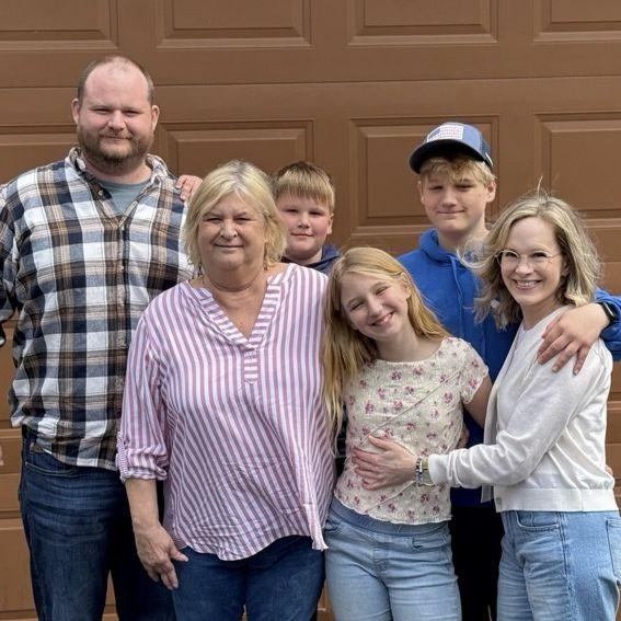 Family time up in Wisconsin with Jody (Joe's mom), Emma (niece), Joey & Josh (nephews) <3