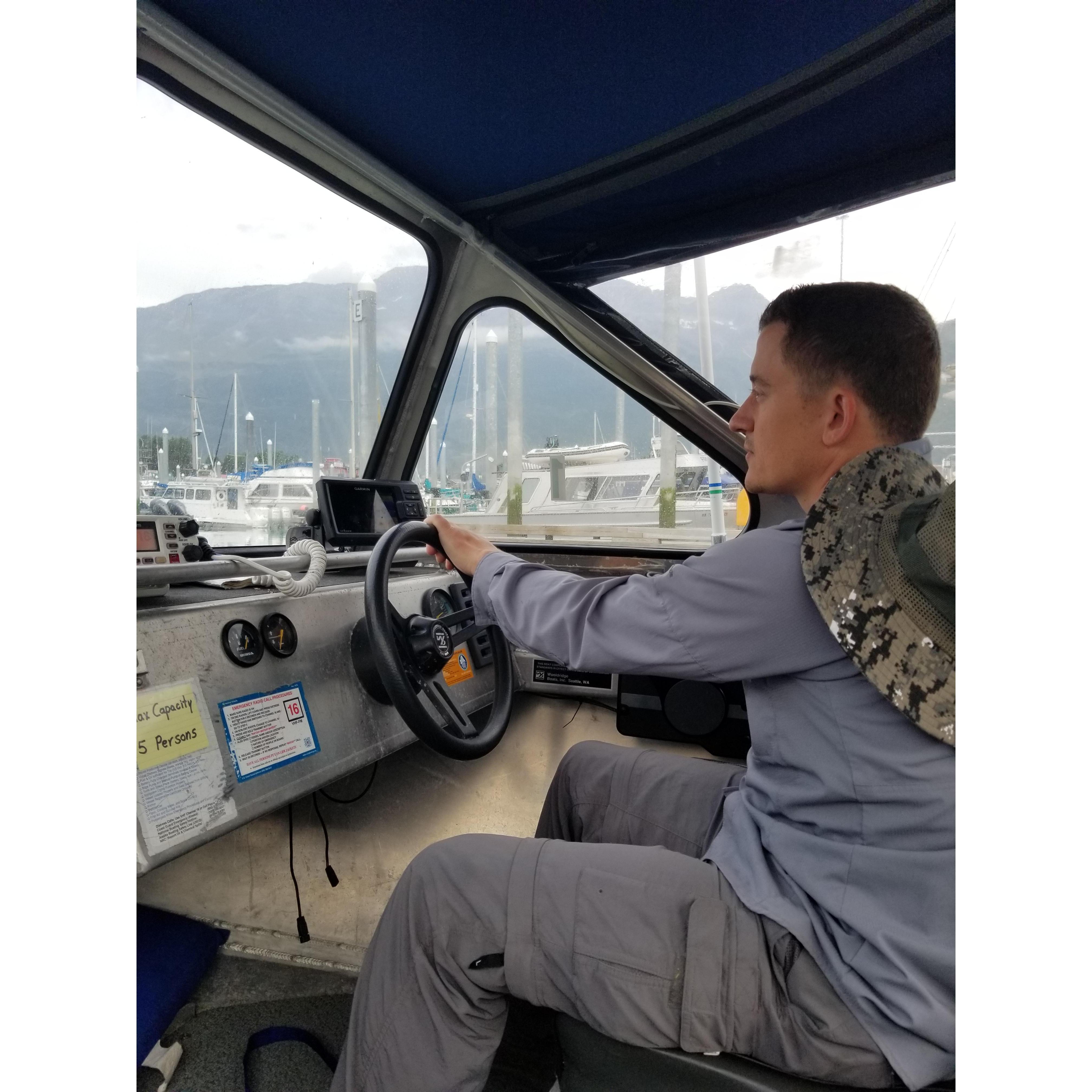Colt Roan, Airforce captain and boat captain!