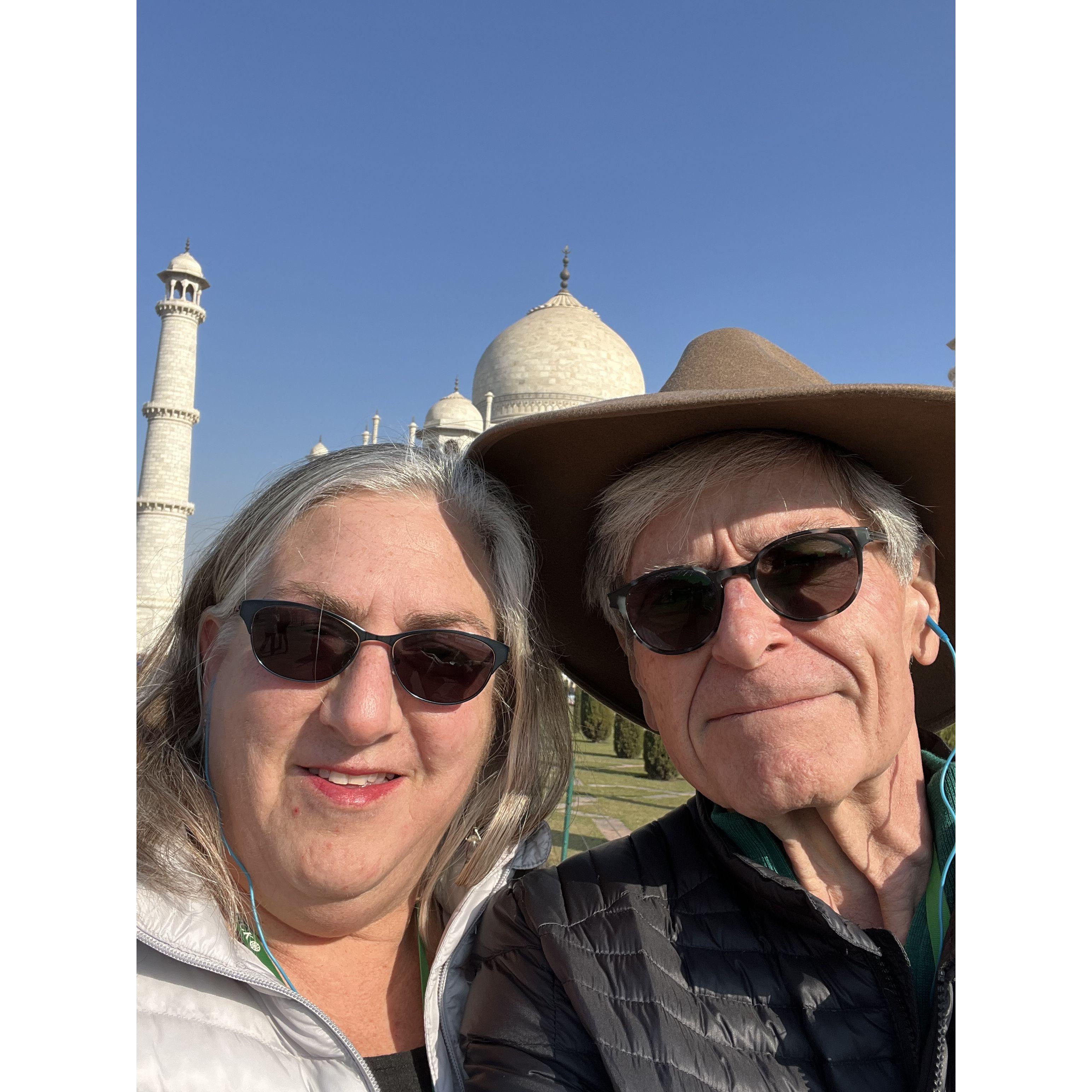 The Taj Mahal January 2023