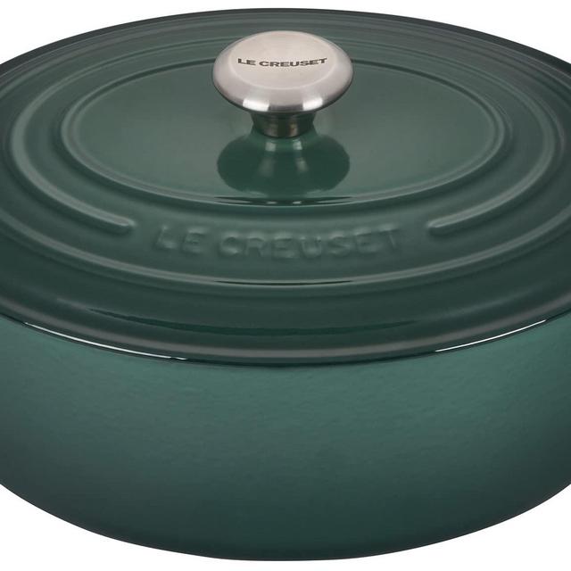 Artichaut Green Le Creuset Signature Oval Dutch Oven,8 qt.