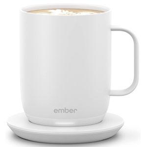 Ember Temperature Control Smart Mug 2, 14 Oz, App-Controlled Heated Coffee Mug with 80 Min Battery Life and Improved Design, White