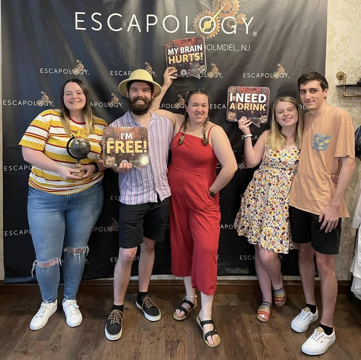 We like escaping from rooms with our friends!