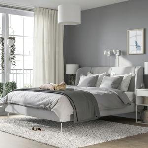 Tufjord Upholstered Bed Frame / Gray / King