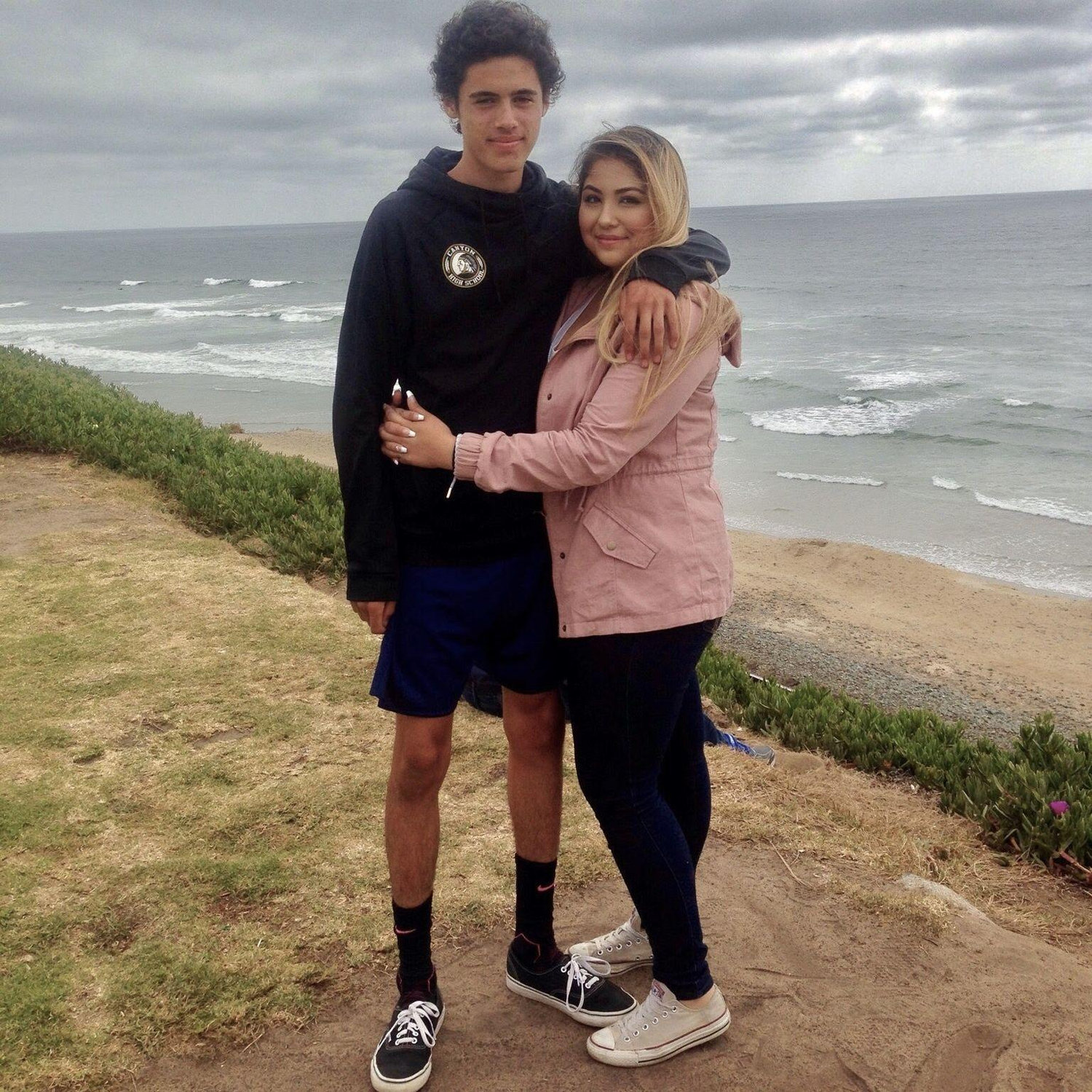 Our first "official" photo together taken by his parents after one of the first soccer games I went to!