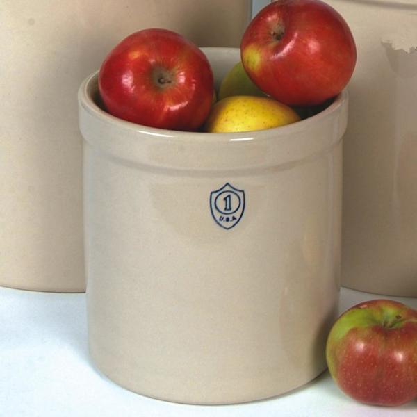 1 Gallon Numbered Stoneware Crock