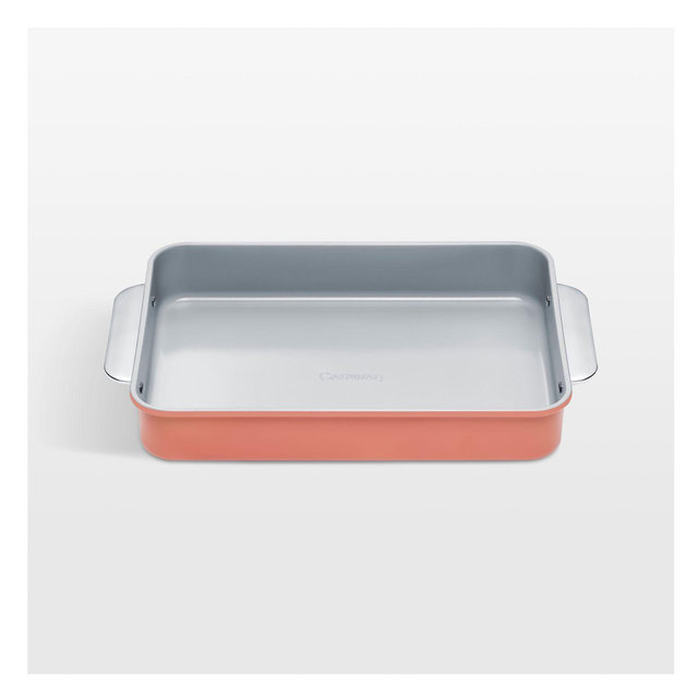 Caraway ® Perracotta Ceramic Non-Stick Rectangle Pan with Handles