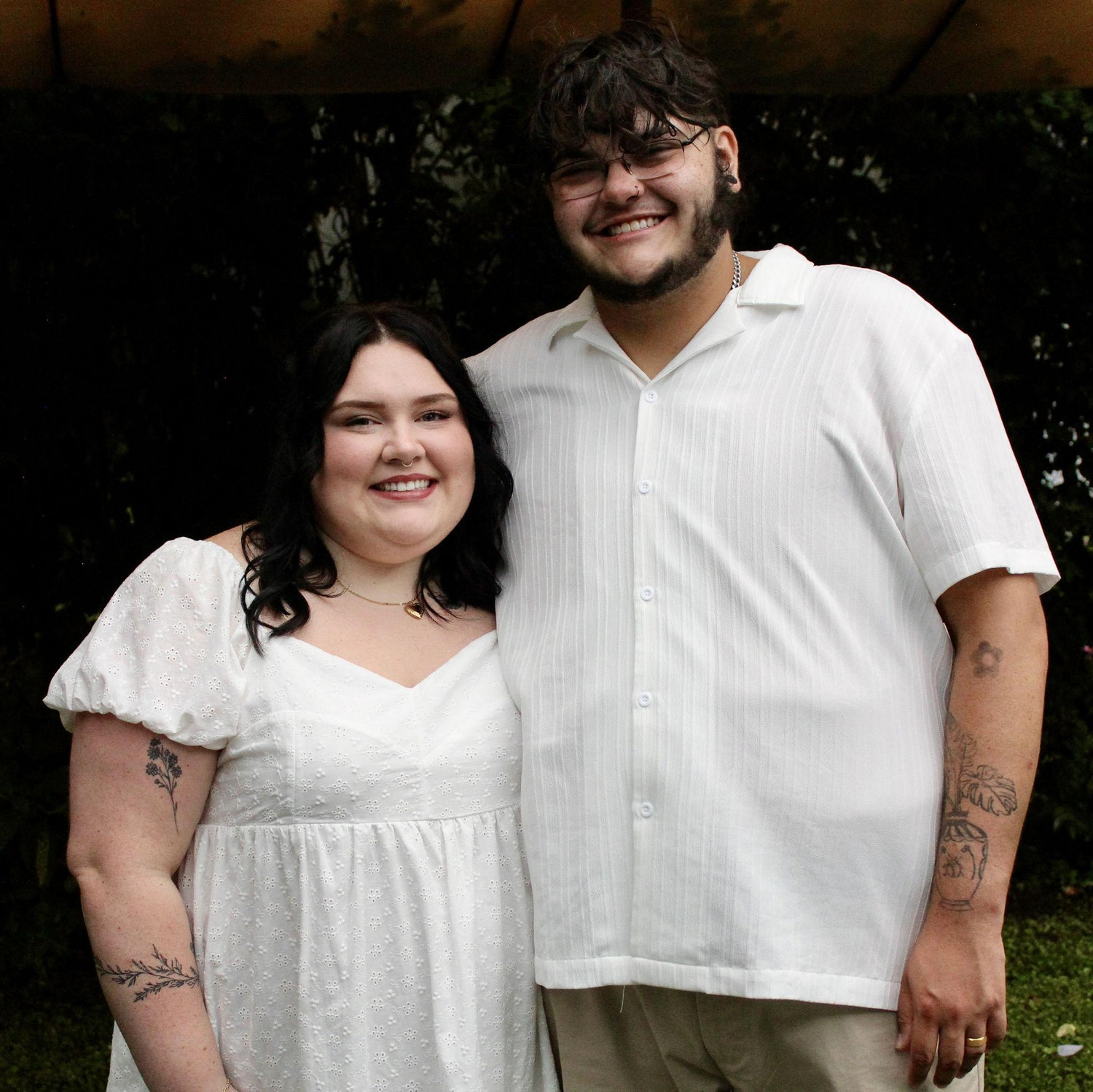 The day we tied the knot the first time! 8/16/2025!