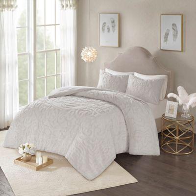 KING GRAY Madison Park Laetitia Comforter Set