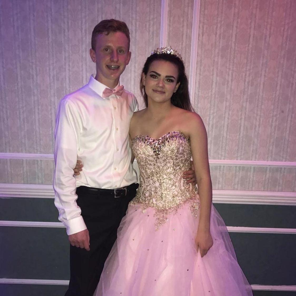Delaney's Sweet Sixteen!! Fun fact, this was our first picture taken together.