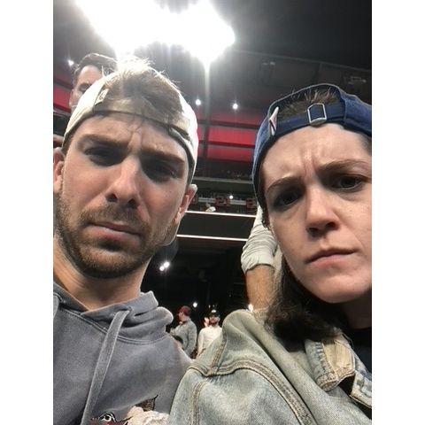 POV: you're sitting in front of us at a Braves game and you just turned around after starting The Chop