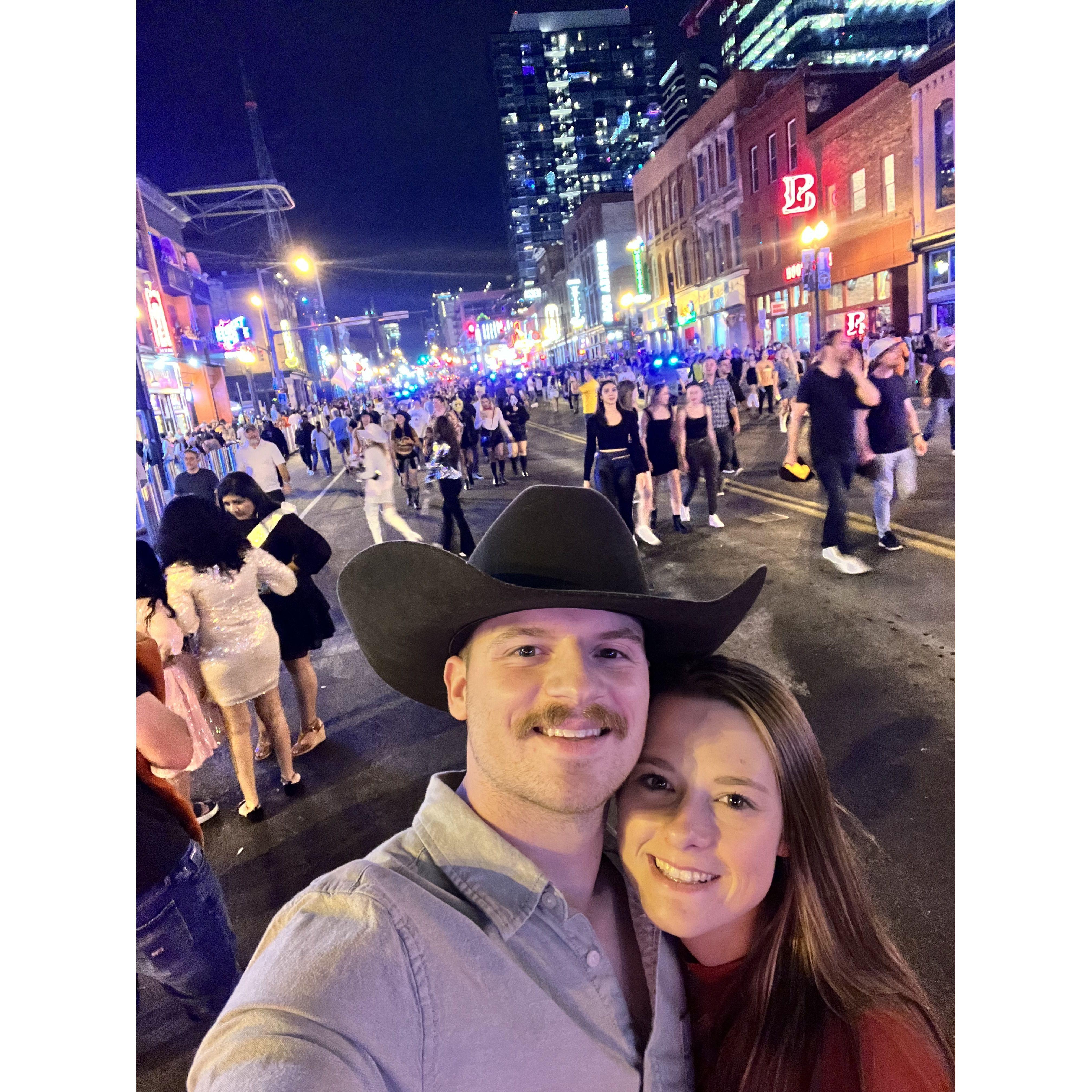 Our first trip away with each other. What better place than downtown Nashville?