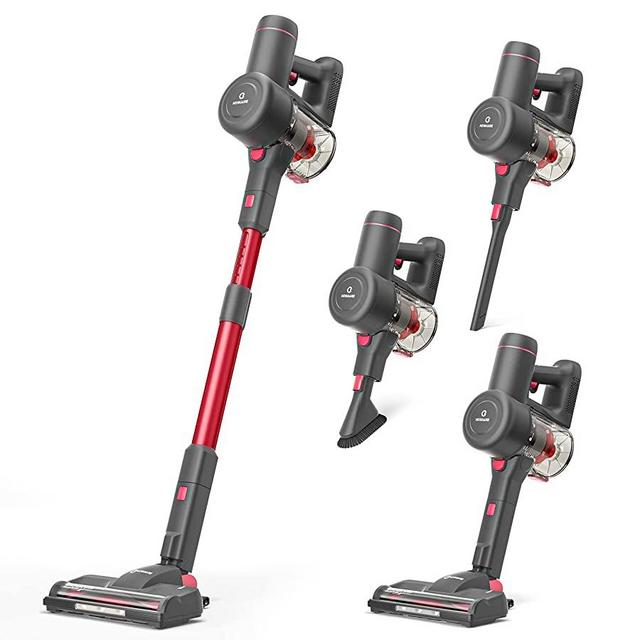 NEQUARE Cordless Vacuum, 175W Stick Vacuum Cleaner with Self-standing, Root Cyclone Technology, 40mins Long Runtime, Lightweight Multi-Surface & Pet Hair Cleaning, S12