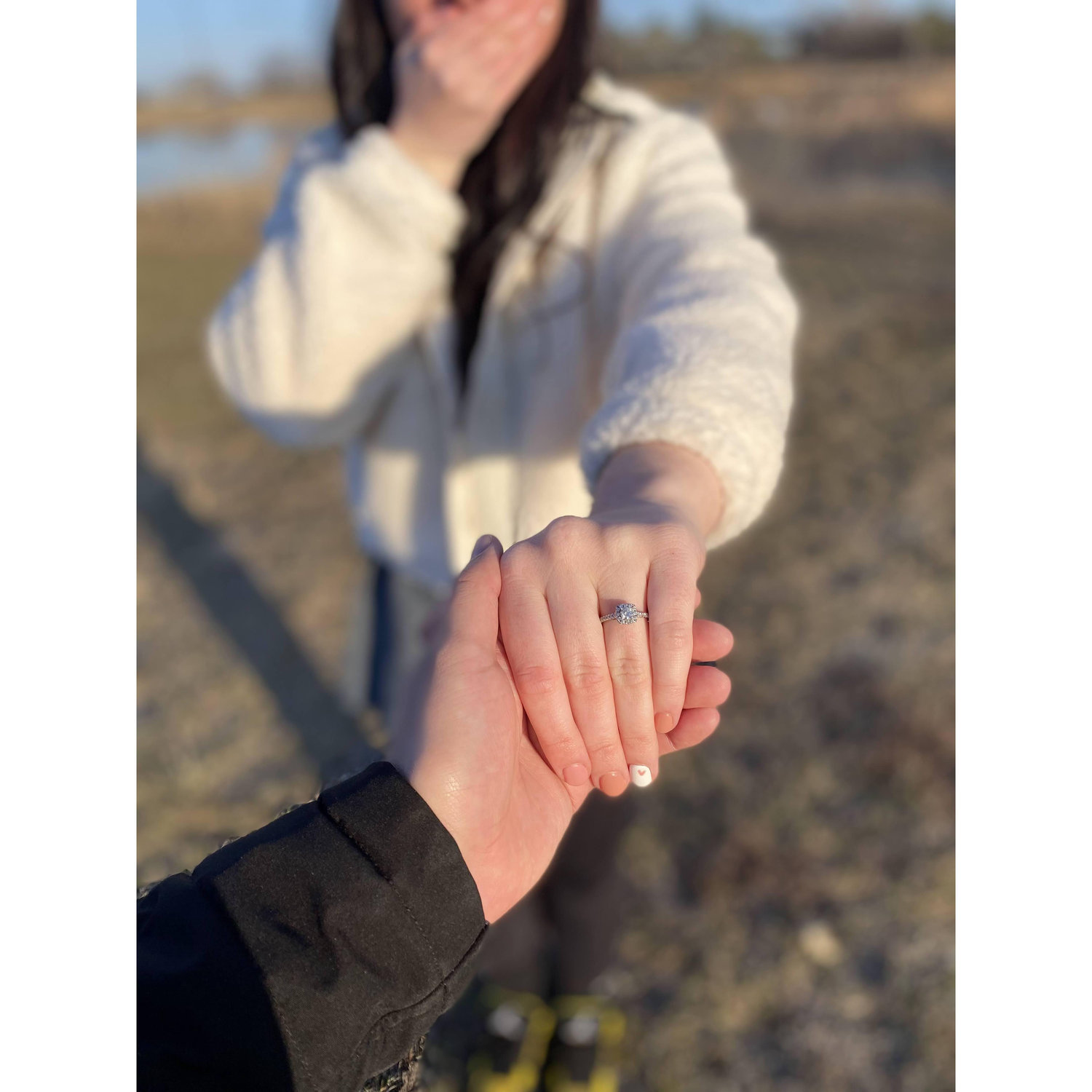 We got engaged the day before our 7 year anniversary! 2024