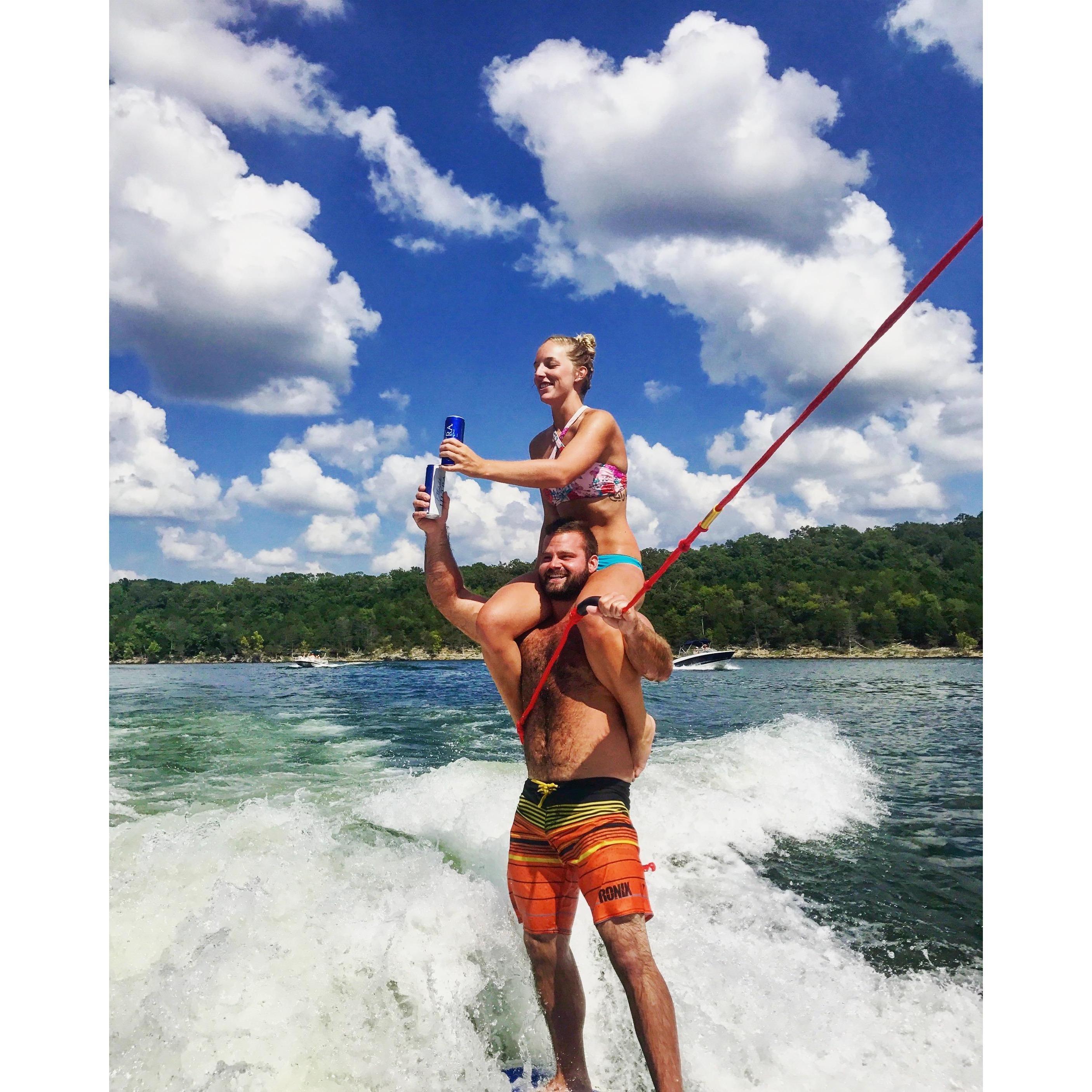 Our first time out on the lake together (in 2017) after four years- it was like no time had passed and we picked up right where we left off.