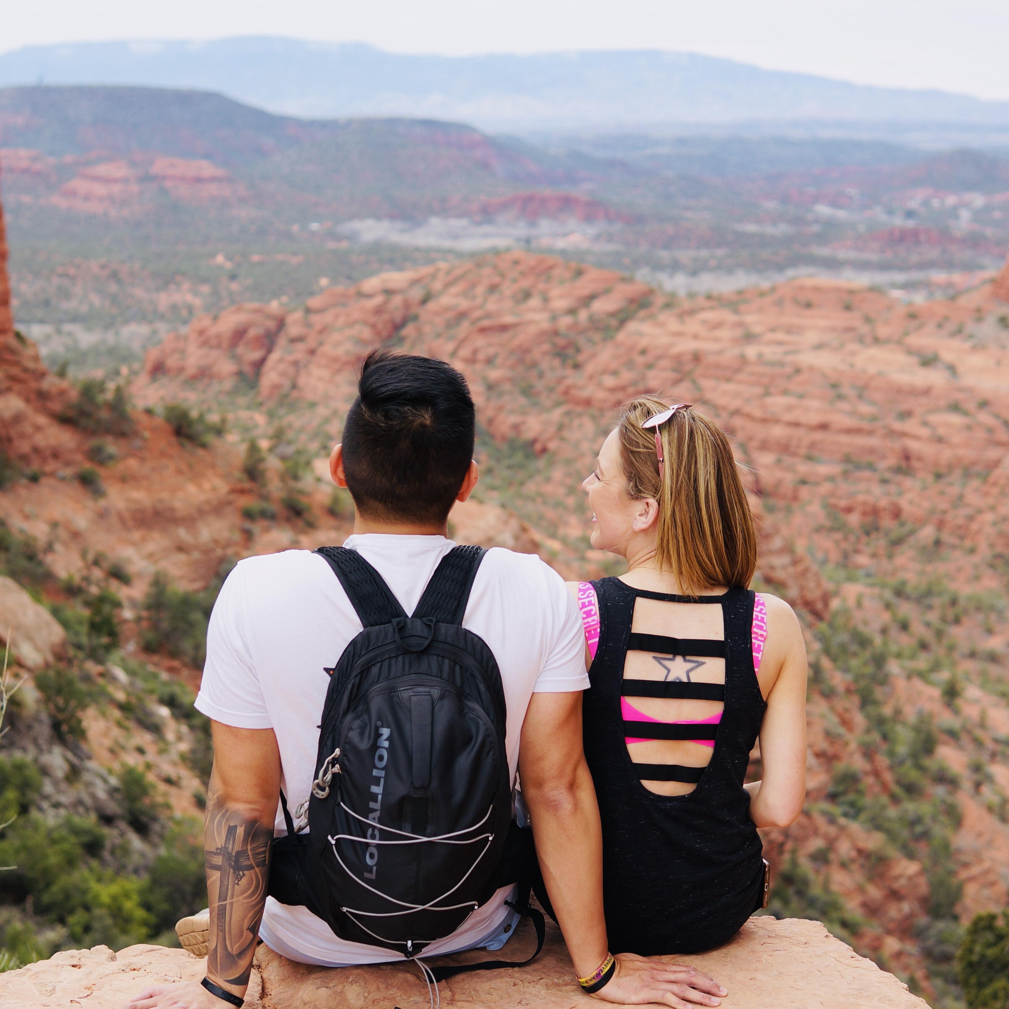First little trip together! We went to friends wedding in Sedona!