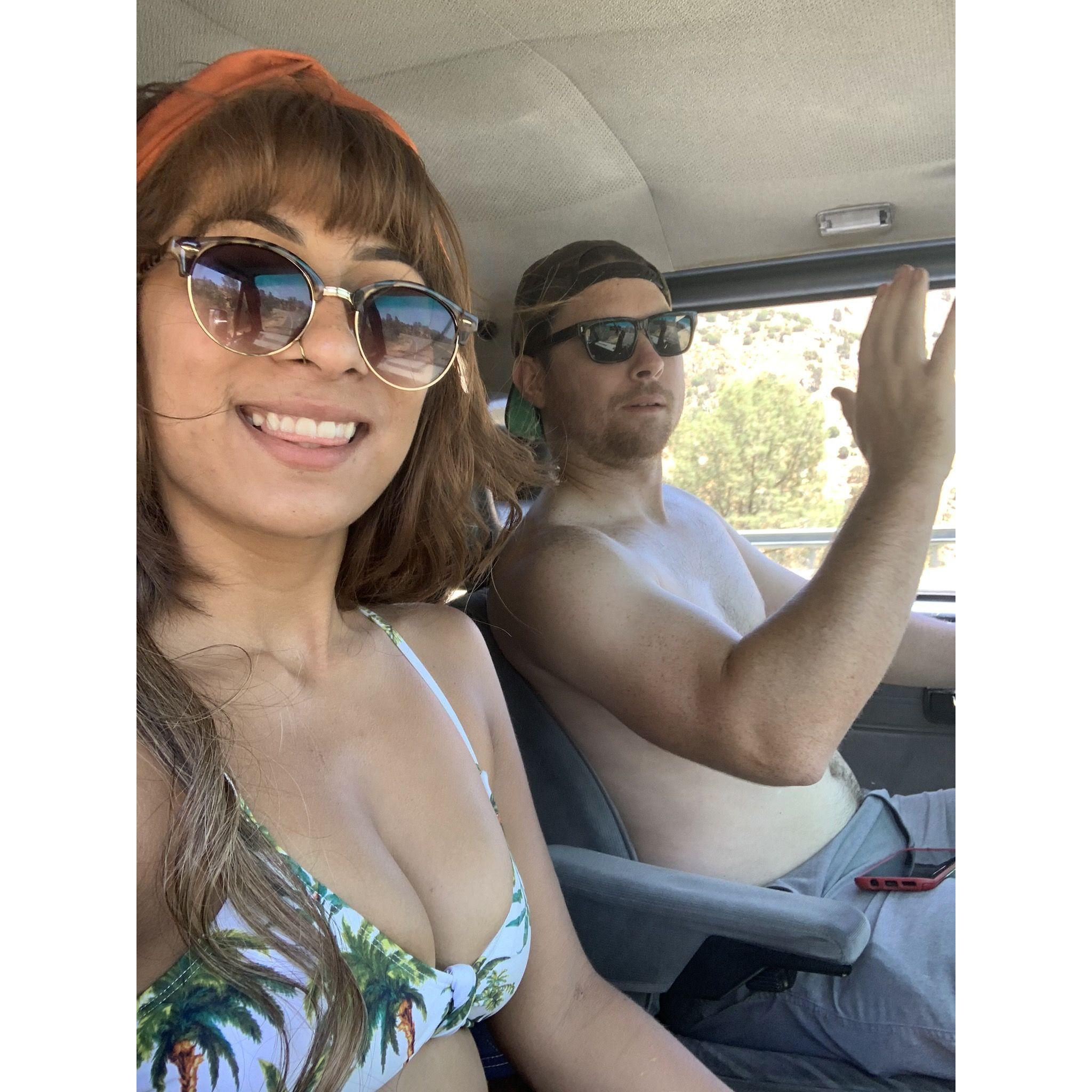 Vanagon trips to Isabela Lake in 2020.
