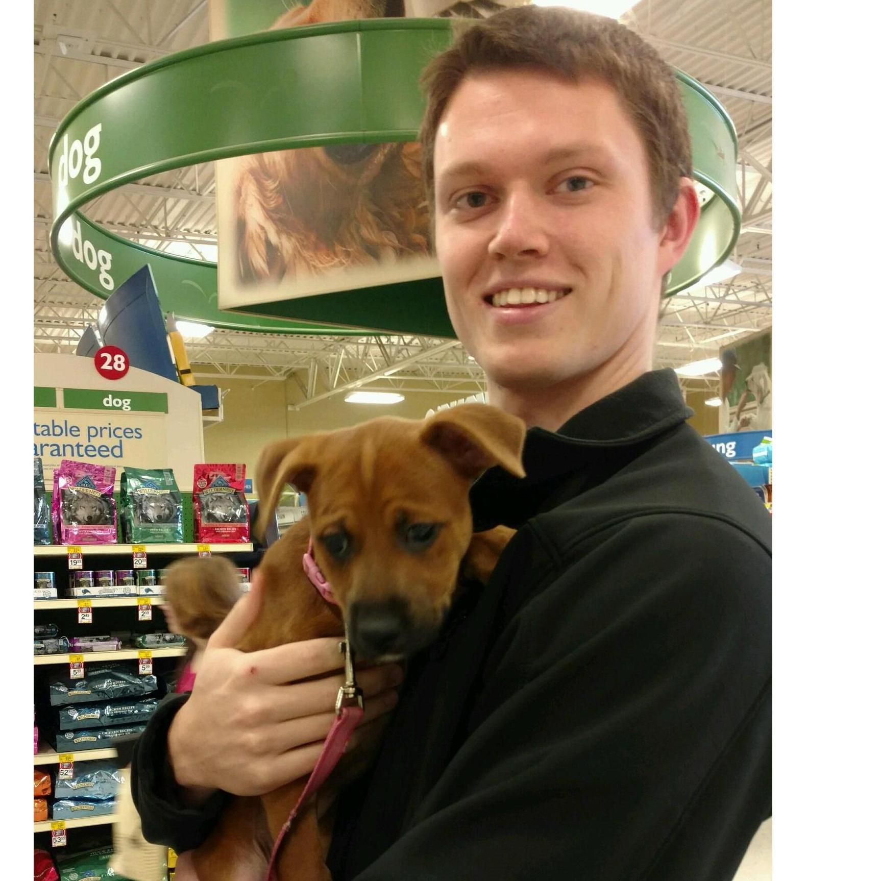 One of the first pictures Alex sent me when he surprised me with the opportunity to rescue this little girl ❤️